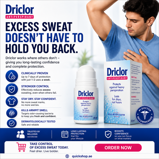 Driclor Antiperspirant Roll On Applicator 20ml