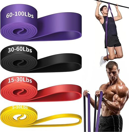 Alllvocles Resistance Band, Pull Up Assistance Band Set for Legs